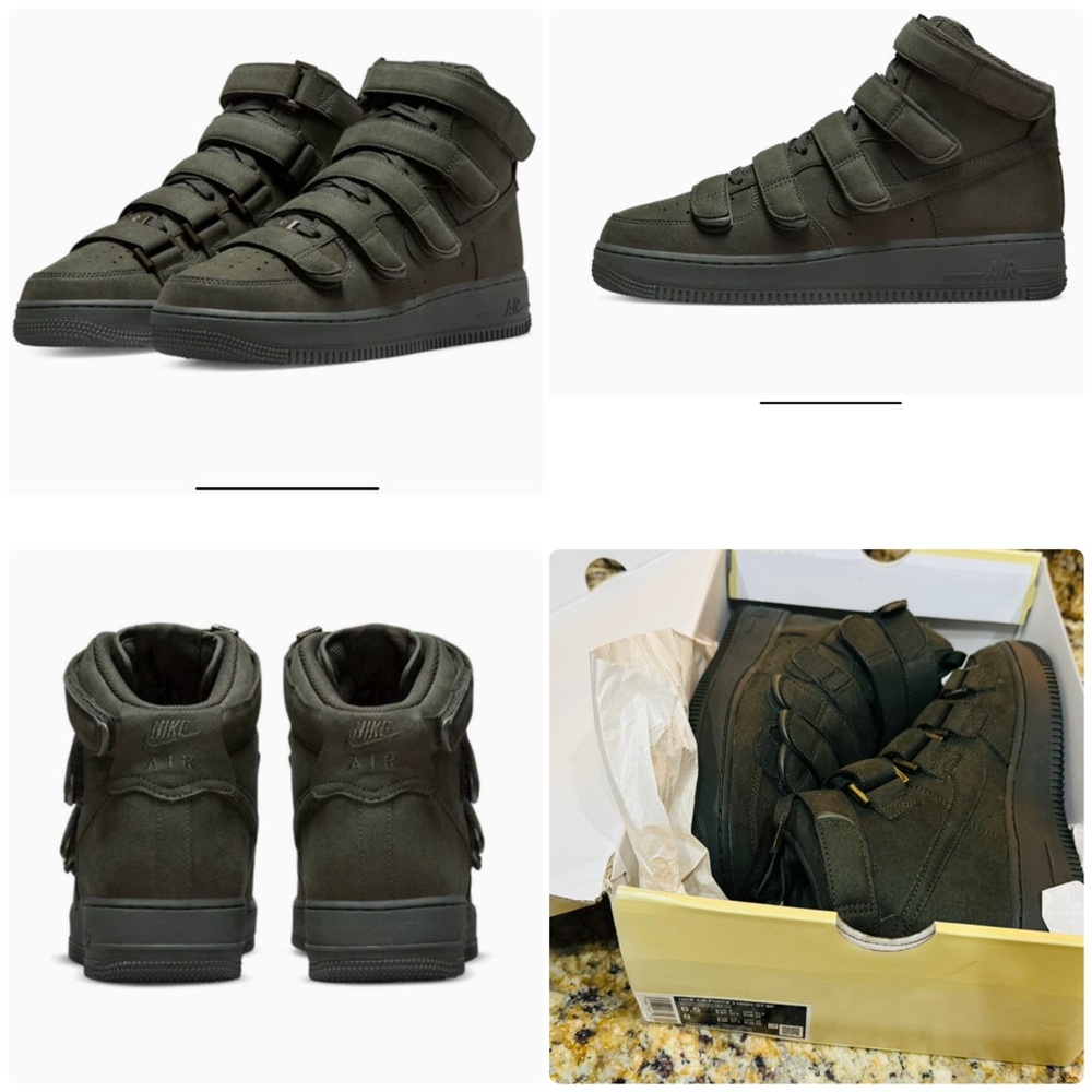 Nike x Billie Eilish x Air Force 1 High '07 SP 'Sequoia' size 6.5 DM7926 300